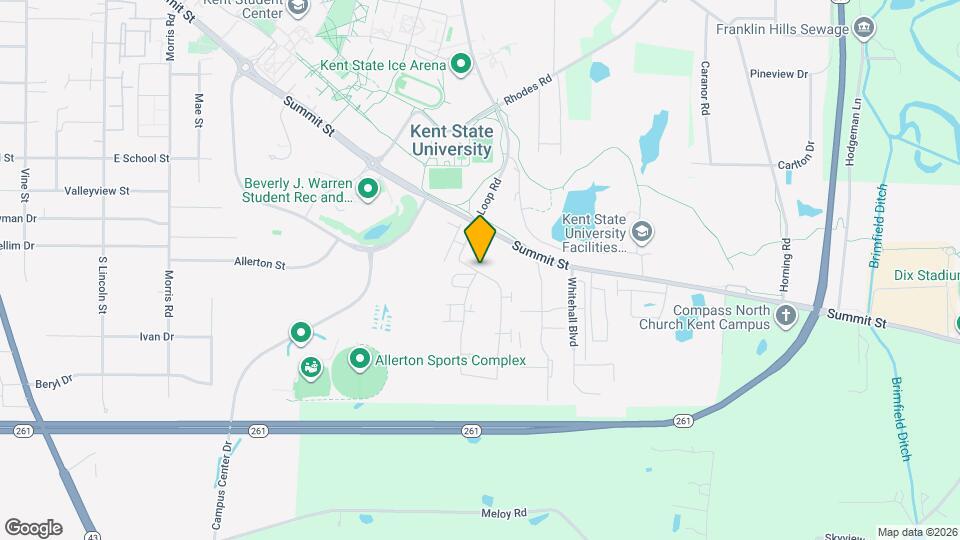 1587 Athena Dr Map and Location Details