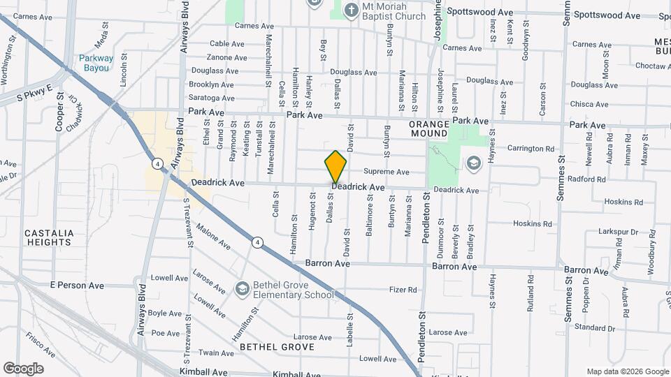 1490 Dallas St Map and Location Details