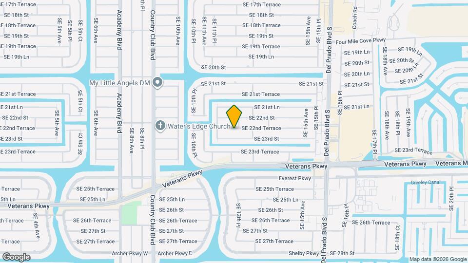 1122 SE 22nd Terrace Map and Location Details