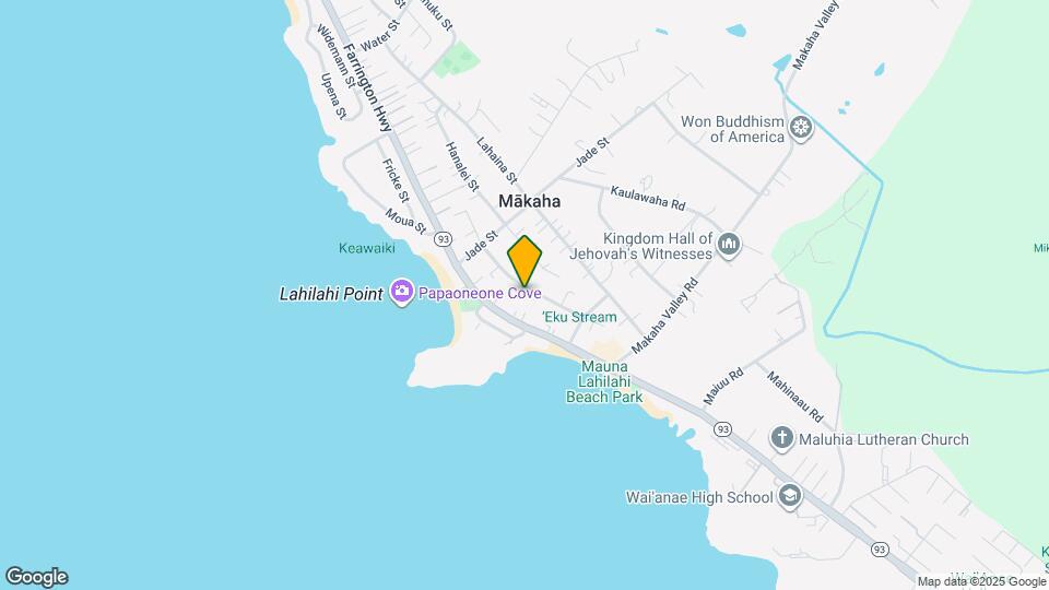 84-973 Hana St Map and Location Details