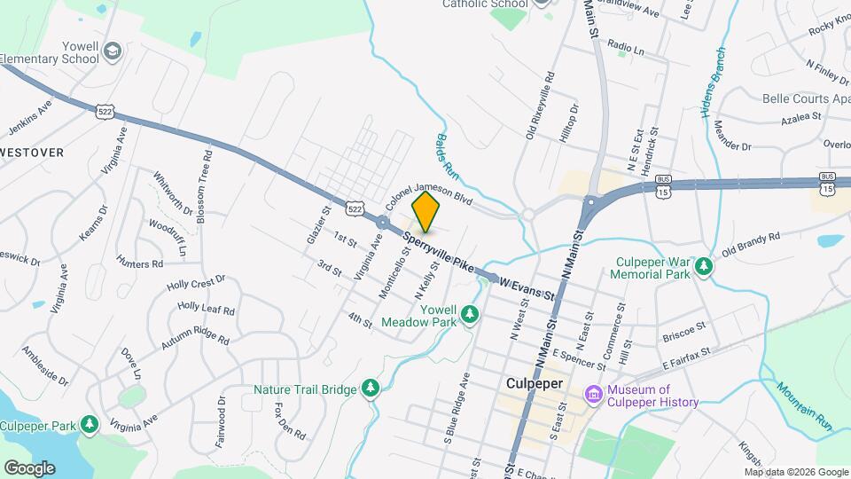 510 Sperryville Pike Map and Location Details