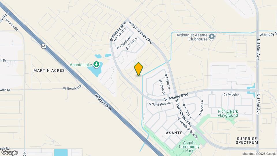 24393 N 169th Dr Map and Location Details