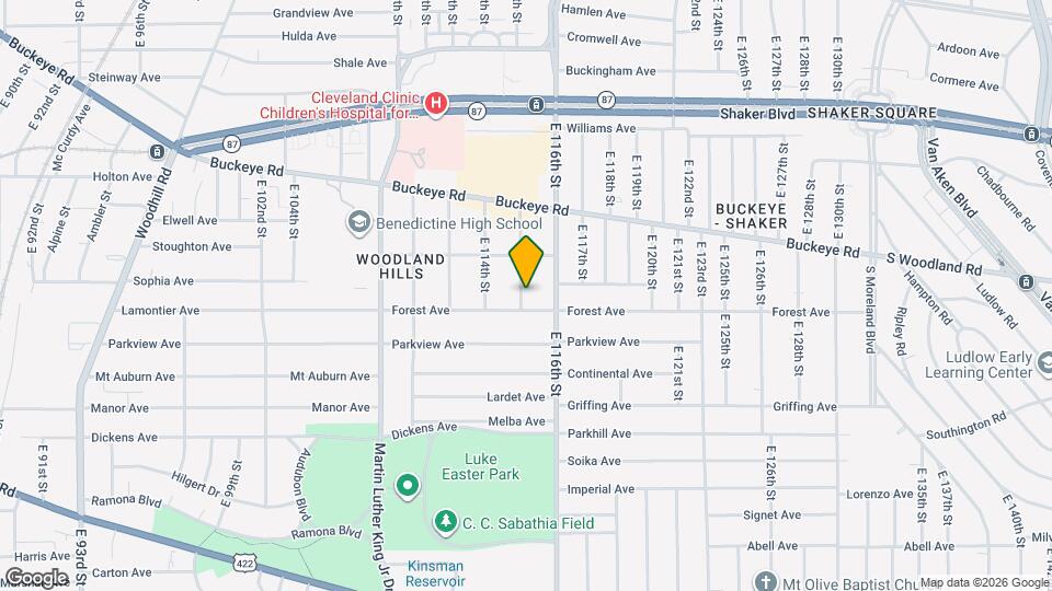 2955 E 115th St Map and Location Details