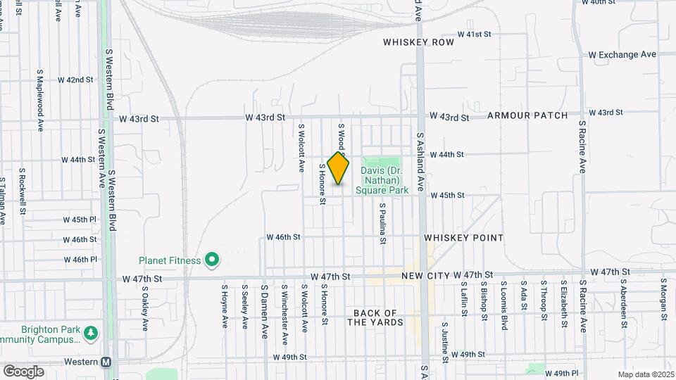 4450 S Wood St Mapa y Detalles de la Ubicación