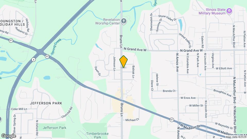 1004 N Bruns Ln Map and Location Details