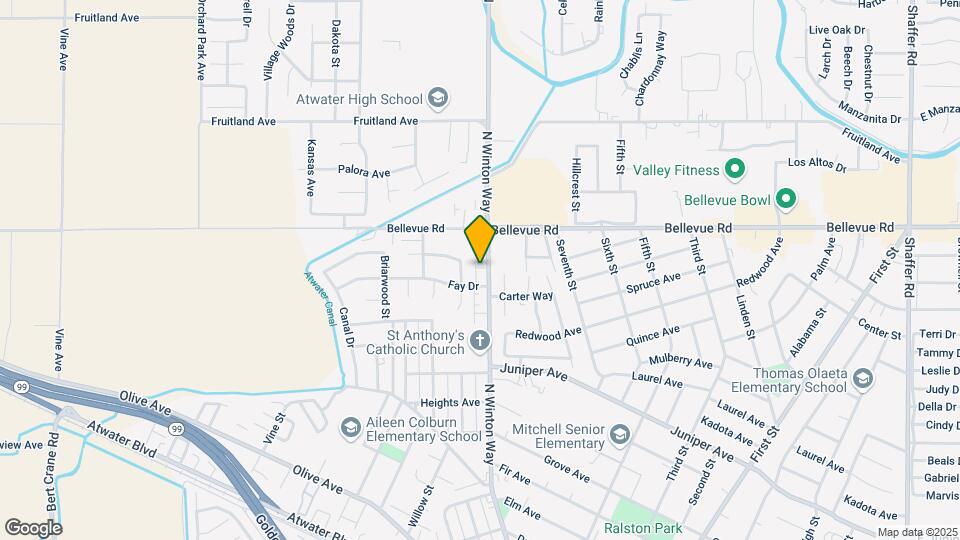 2541-2577 N Winton Way Mapa y Detalles de la Ubicación