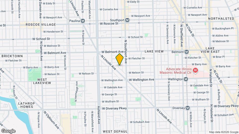 1429 W Barry Ave Map and Location Details