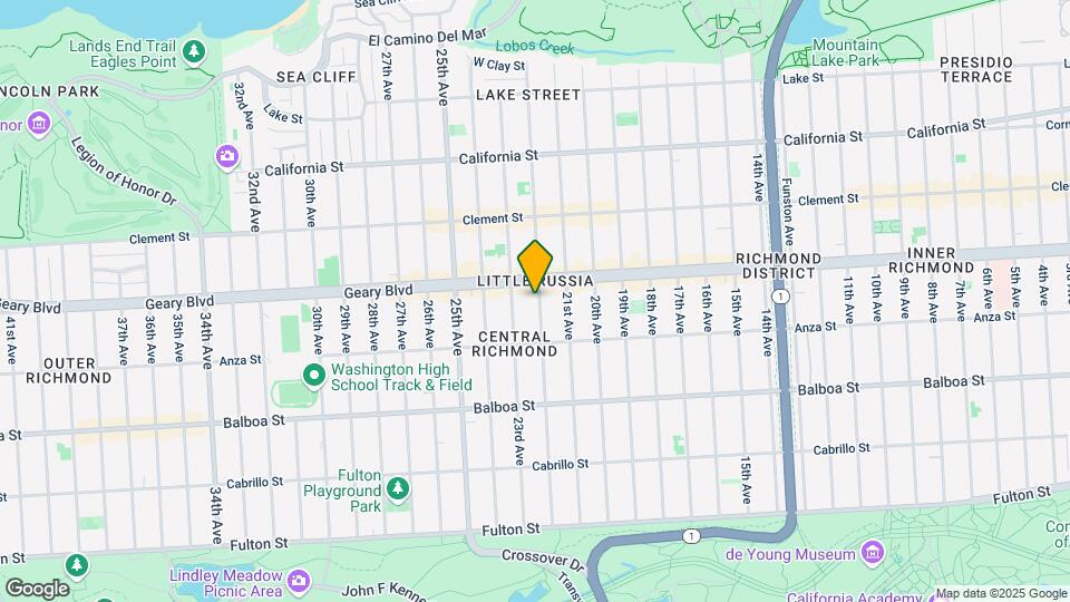 431 22nd Ave Map and Location Details