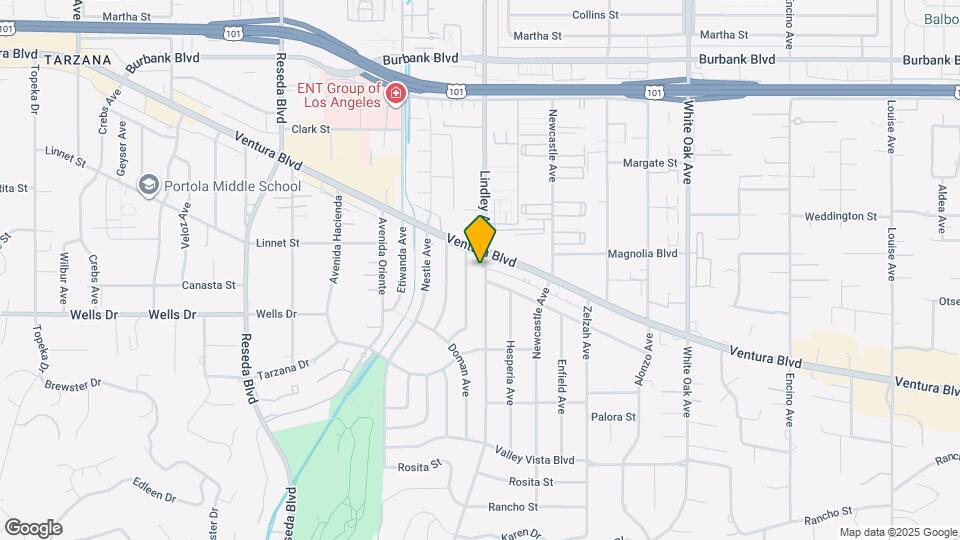 5191 1/2-5191 1/2 Lindley Ave Map and Location Details