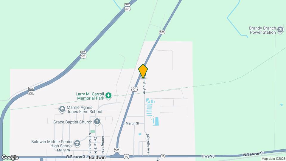 950 Palmetto Ave Map and Location Details