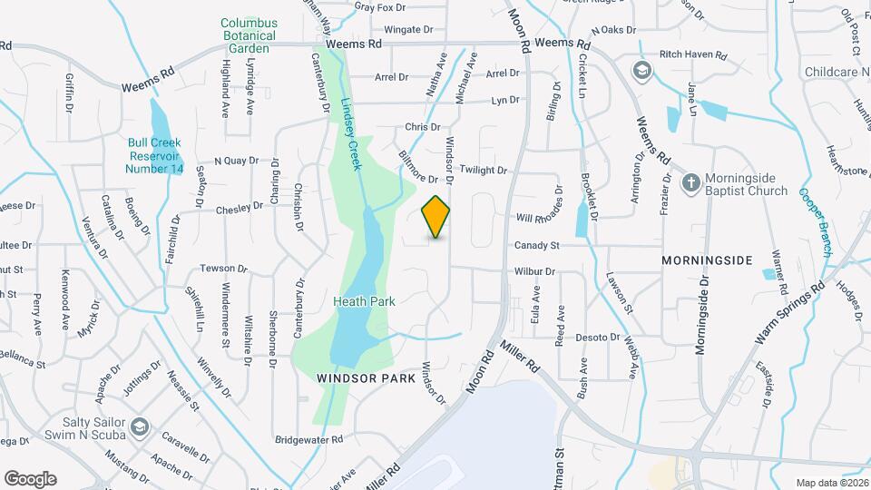 3942 Ashmore Dr Mapa y Detalles de la Ubicación