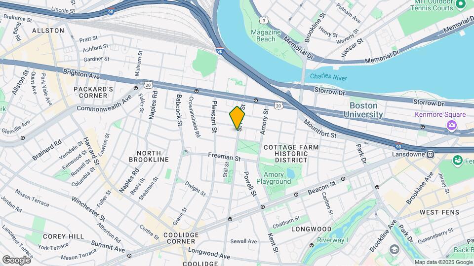 316 Saint Paul St, Unit 1 Map and Location Details