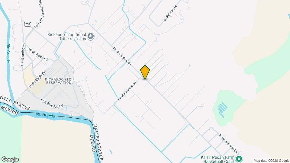 2876 Rosita Valley Rd Map and Location Details