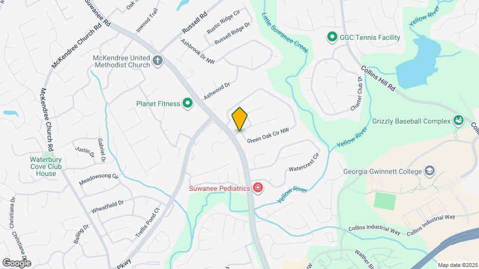 1251 Green Oak Cir NW Map and Location Details