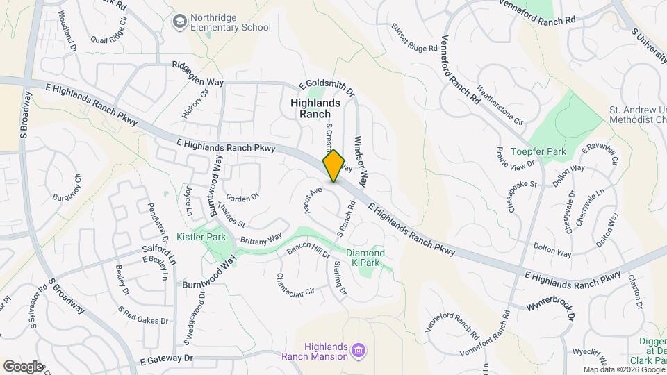 1254 Ascot Ave Map and Location Details