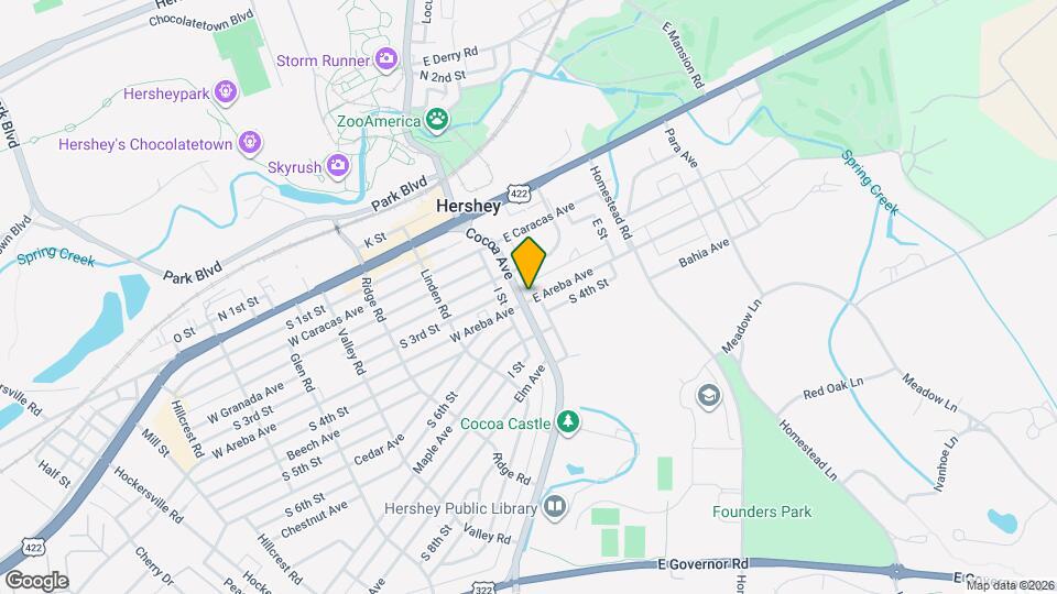 229 Cocoa Ave Map and Location Details