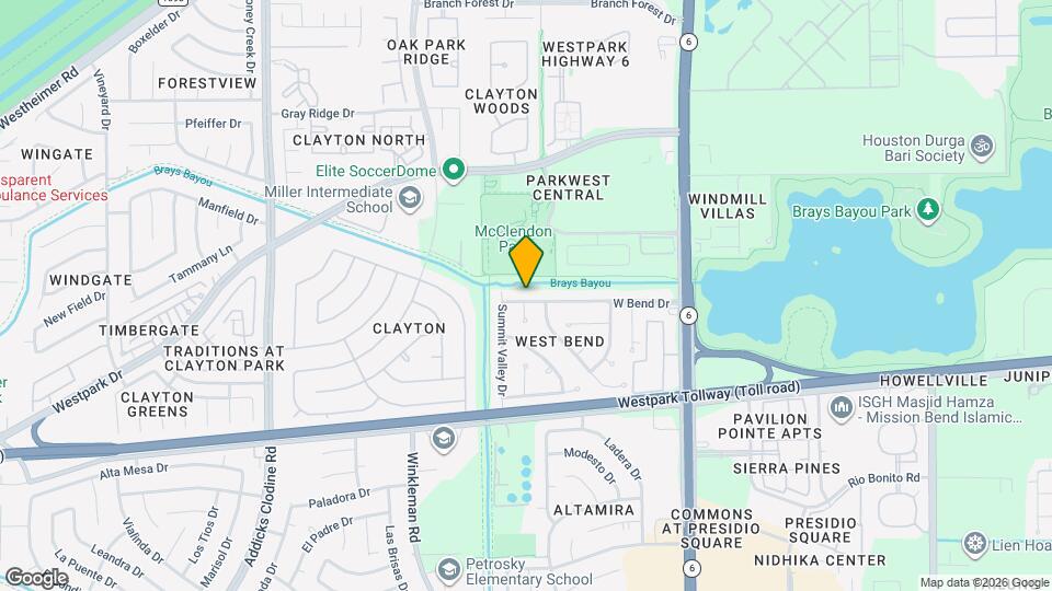 14914 W Bend Dr Map and Location Details