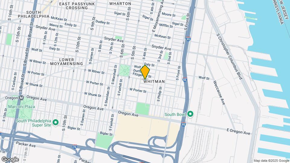 342 W Ritner St Map and Location Details