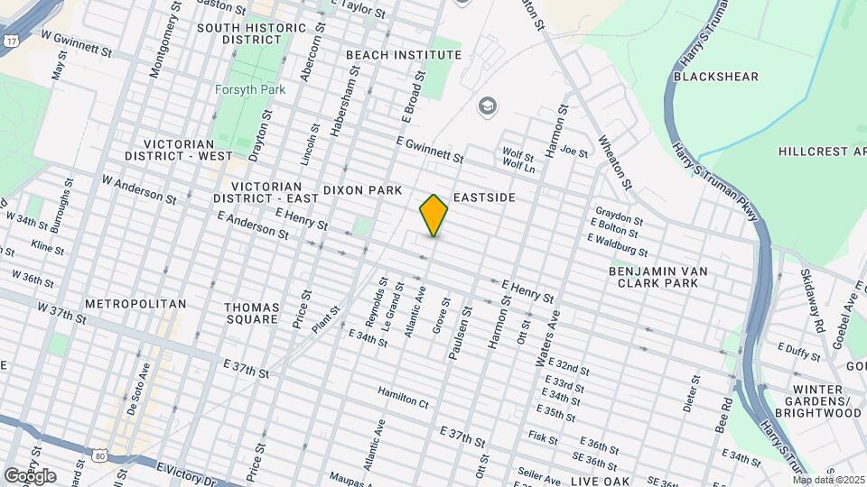 1215 Atlantic Ave Map and Location Details