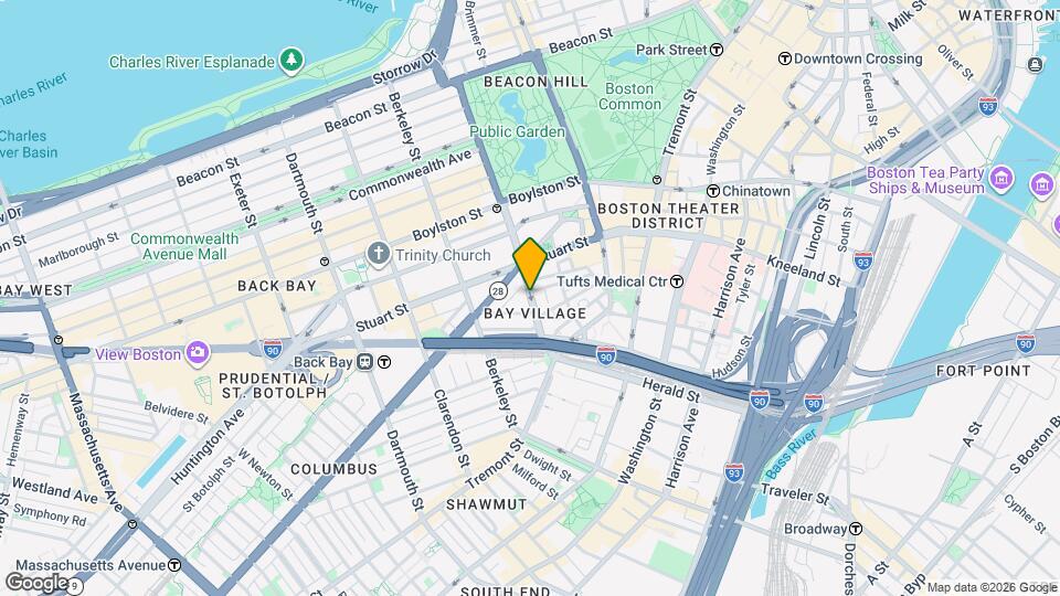 3 Edgerly Pl, Unit 3 Map and Location Details