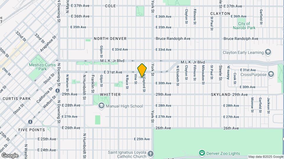 3019 N Gaylord St Map and Location Details