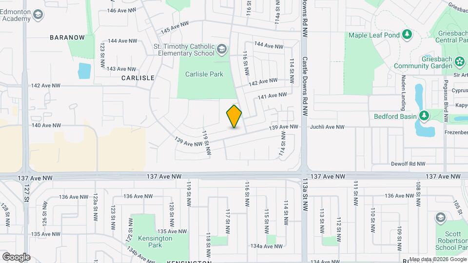 11728-11139 139 Ave NW Map and Location Details