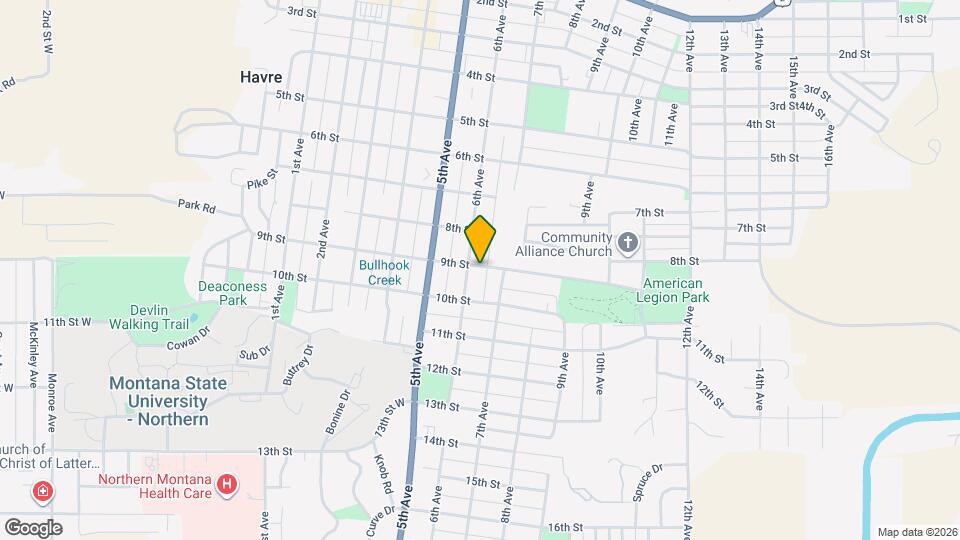 632 9th St Map and Location Details