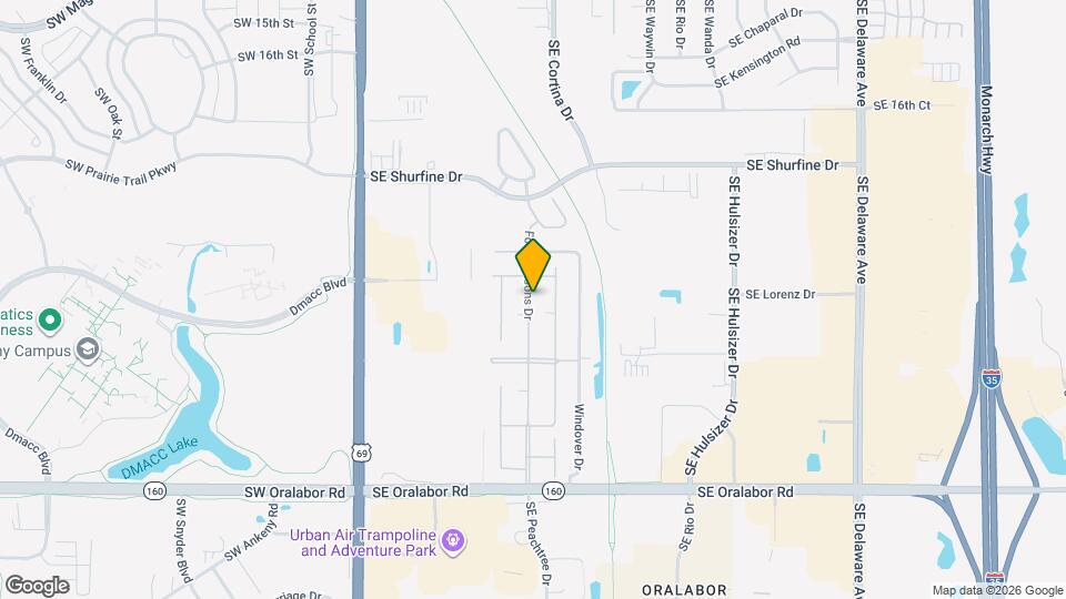 1961 Four Seasons Dr Map and Location Details