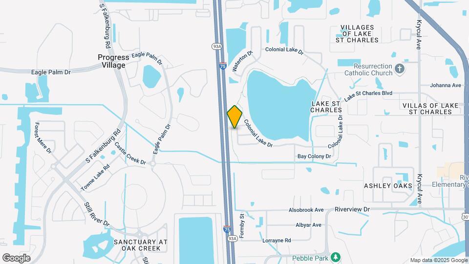 7027 Colony Pointe Dr Map and Location Details