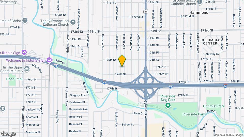 7532 Monroe Ave Map and Location Details
