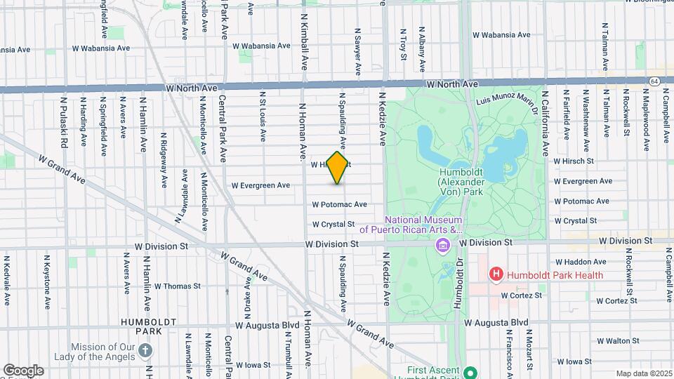 3311 W Evergreen Ave Map and Location Details