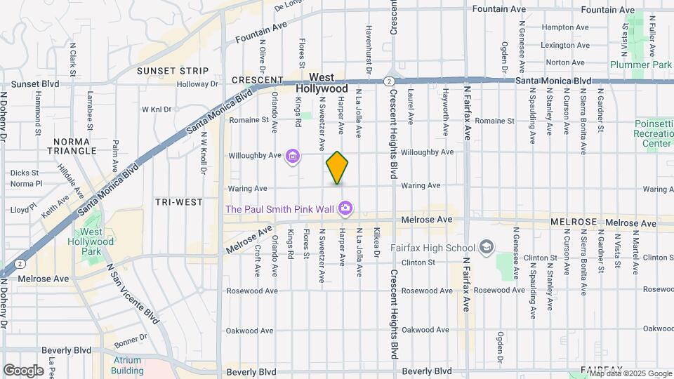755 N Harper Ave Mapa y Detalles de la Ubicación