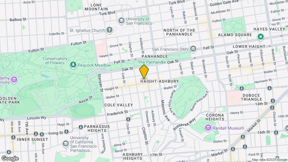 1524-1528 Haight St Map and Location Details