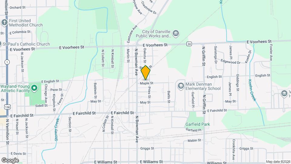 913 Maple St Map and Location Details