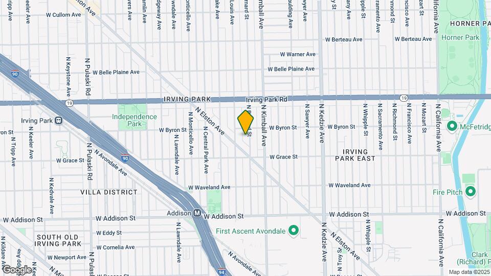 3840 N Bernard St Map and Location Details