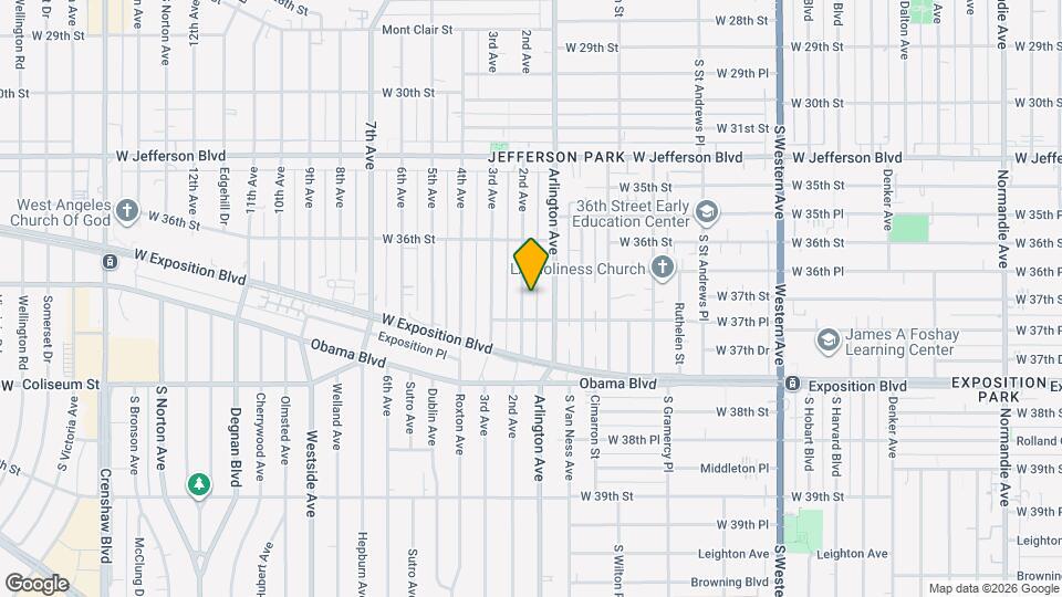 3666 2nd Ave Map and Location Details