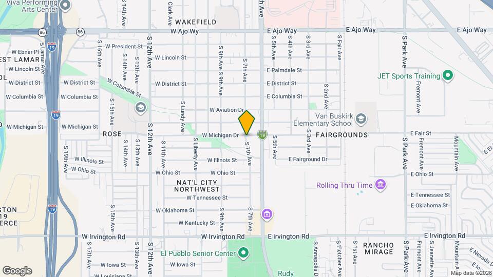 4501 S 7th Ave Mapa y Detalles de la Ubicación
