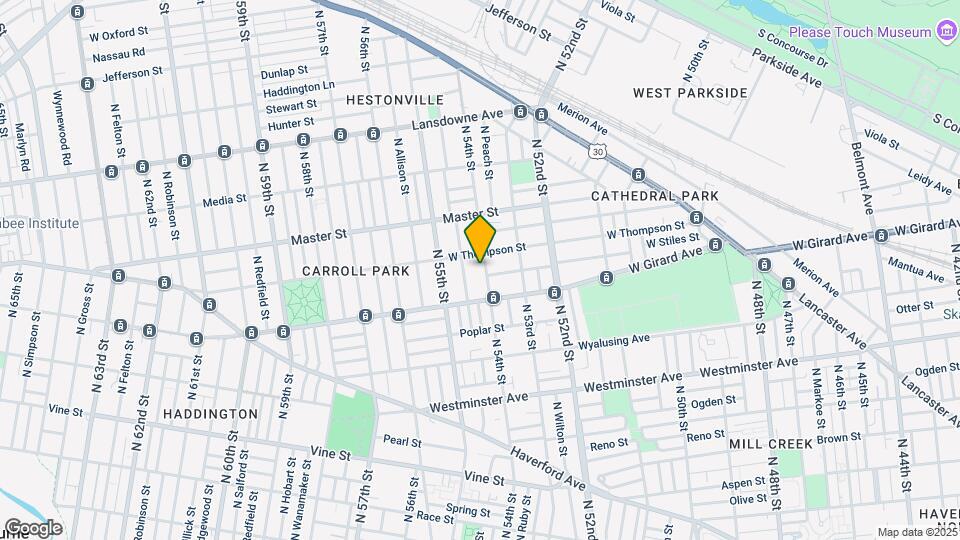 1238-1248 N 54th St Map and Location Details