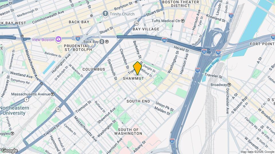 83 Waltham St, Unit 1 Mapa y Detalles de la Ubicación