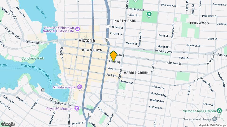 831 Yates St Map and Location Details