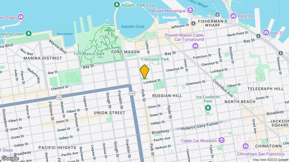 1280 Lombard St Map and Location Details
