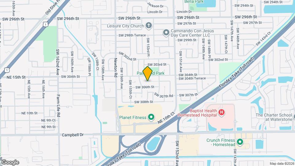 15400 SW 305th St Map and Location Details