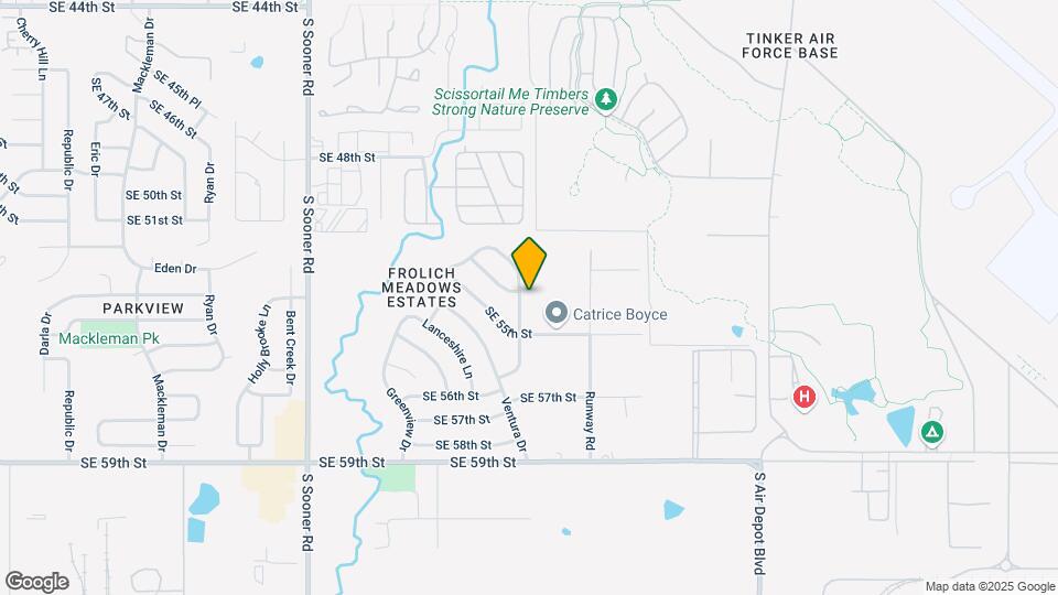5504 Cloverlawn Dr Map and Location Details