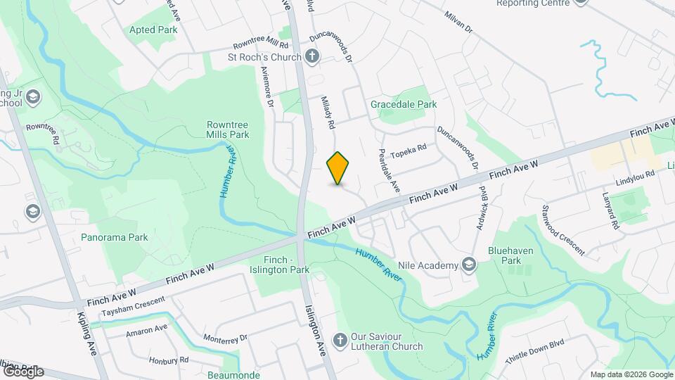 38 Milady Rd Map and Location Details