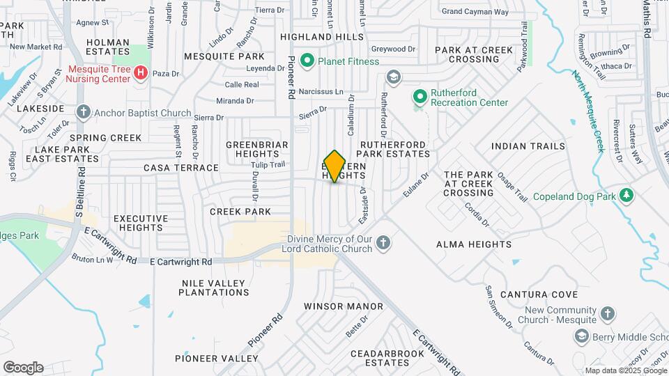 1404 E Park Dr Mapa y Detalles de la Ubicación