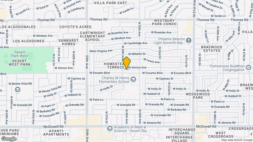 5546 W Encanto Blvd Map and Location Details