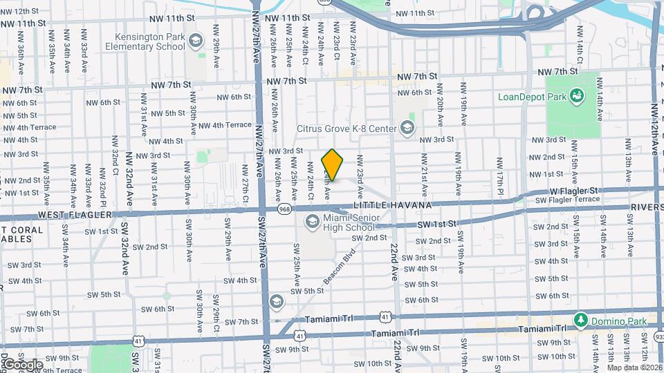 61 NW 24th Ave Map and Location Details