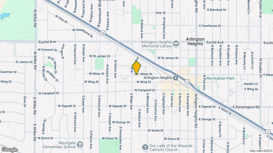 523 W Miner St Map and Location Details