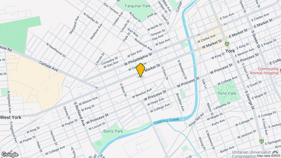 28 S Hartley St Map and Location Details