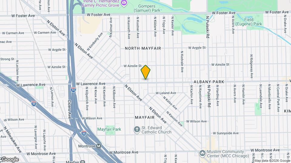 4336 W Lawrence Ave, Unit 3 Mapa y Detalles de la Ubicación